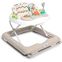 Imagina un andador diseñado pensando en la seguridad y el entretenimiento de tu bebé mientras da sus primeros pasos. El Toral Andador Bebés Modelo Sonajero en un elegante color beige es un aliado perfecto para esta etapa tan crucial. Comienza con una estructura robusta pero ligera, que permite a los pequeños moverse con facilidad y confianza. Este andador está equipado con una bandeja de juegos interactiva, repleta de colores, formas y sonidos, que no solo entretienen sino que también estimulan los sentidos del niño y fomentan su desarrollo cognitivo.

El asiento es acolchado y ergonómico, asegurando que tu bebé esté cómodo incluso durante largos períodos de uso. Además, la altura es ajustable, lo que significa