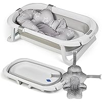 Imagina una bañera de bebé que combina comodidad, seguridad y practicidad en un diseño elegante y moderno. La Buddy Baby BebéSplash es una bañera plegable y portátil, ideal para cualquier espacio, desde un baño amplio hasta un pequeño apartamento.

El color gris aporta una estética neutra y sofisticada que se adapta a cualquier decoración. Su diseño ergonómico está cuidadosamente pensado para brindar soporte al bebé durante el baño, asegurando que se sienta cómodo y relajado. La base de la bañera cuenta con un cojín antideslizante que proporciona un soporte suave y seguro, evitando cualquier deslizamiento inesperado mientras el bebé chapotea felizmente.

Una de las características más destacadas es su capacidad de plegarse fácilmente