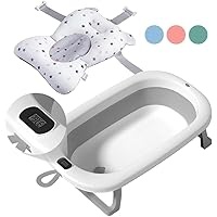 Imagina una bañera diseñada especialmente para ofrecer seguridad y comodidad a los bebés recién nacidos, todo en un elegante tono gris pastel que se adapta a cualquier ambiente. La BATHBY Bañera Plegable es una solución práctica e innovadora para los padres modernos. Su característica más destacada es su capacidad de plegarse fácilmente, convirtiéndola en una opción compacta ideal para hogares con espacio limitado o para llevar de viaje.

La bañera cuenta con un cojín reductor que proporciona un soporte adicional y asegura que el bebé permanezca en una posición cómoda y ergonómica durante el baño. Este cojín está diseñado para adaptarse al cuerpo del bebé, brindando un suave acolchado que protege su delicada piel.