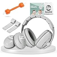 El producto que te describo es un set pensado especialmente para la comodidad y protección de los más pequeños. Se trata de los SOMYKID Cascos Bebé Antiruido 2 en 1, diseñados para bebés desde su nacimiento hasta los 48 meses. Estos cascos tienen la capacidad de reducir el ruido ambiental en 25 decibeles, lo cual es ideal para proteger los delicados oídos de los bebés en ambientes ruidosos, como conciertos, eventos deportivos o incluso durante los fuegos artificiales.

Los cascos vienen con dos diademas intercambiables, lo que permite adaptarlos al crecimiento del bebé y asegurar un ajuste perfecto y cómodo en todo momento. Las diademas son suaves y acolch