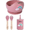 Cubiertos y Vajilla Bebé Silicona con Ventosa TYRY.HU