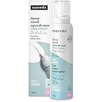 Te quiero hablar de un producto pensado especialmente para el cuidado de los más pequeños: el Spray Nasal para Bebés de Suavinex. Imagina un frasco de 120 ml, que cabe cómodamente en la mano. Su diseño es moderno y ergonómico, lo que facilita su uso, especialmente cuando lo sostienes en una mano y tienes al bebé en la otra. Está elaborado con un material duradero y seguro, ideal para resistir el uso diario.

Este spray nasal utiliza agua de mar isotónica, lo que significa que tiene una concentración de sal similar a la del cuerpo humano, asegurando una limpieza suave y efectiva. El agua de mar es conocida por sus propiedades naturales para ayudar a limpiar e hidratar las fosas nas